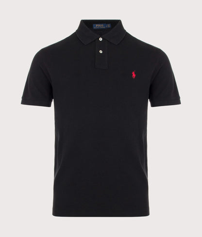 Custom Slim Fit Mesh Polo Shirt