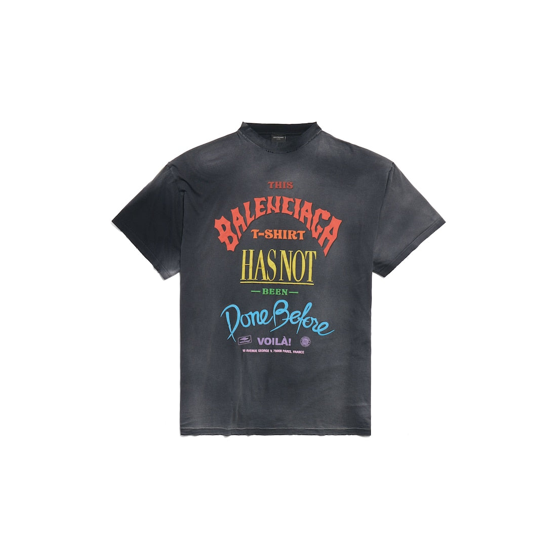 MEN'S NOT BEEN DONE T-SHIRT OVERSIZED IN BLACK