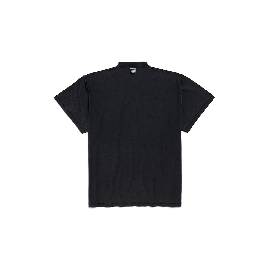 MEN'S METALHEAD INSIDE OUT OVERSIZED T-SHIRT IN FADED BLACK