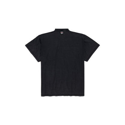 MEN'S METALHEAD INSIDE OUT OVERSIZED T-SHIRT IN FADED BLACK