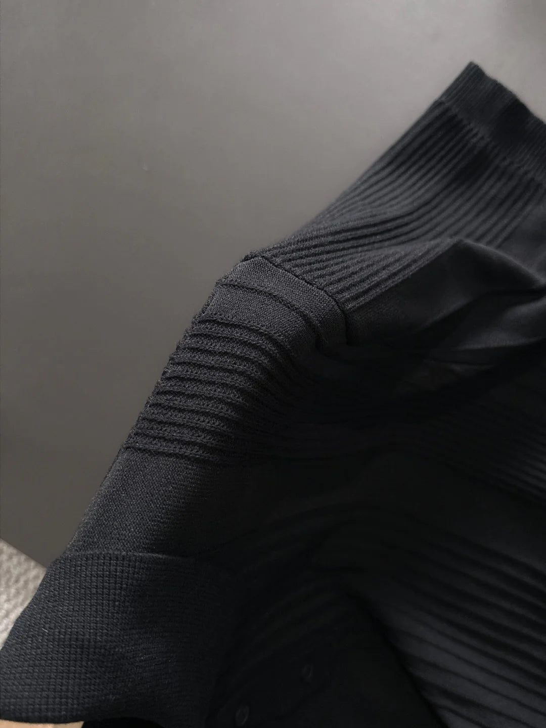 260511 New high-quality combed cotton yarn knitted polo shirt