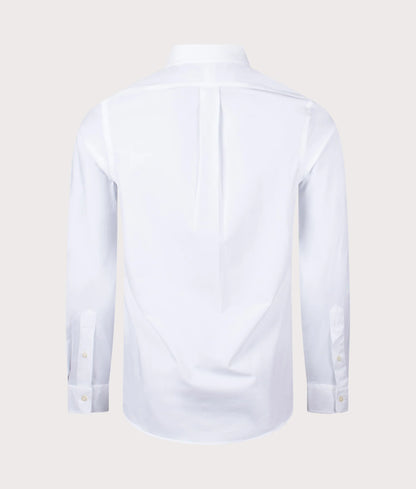 Slim Fit Striped Stretch Poplin Shirt
