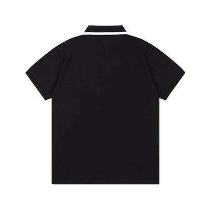 1203 New classic neckline color-matching POLO shirt