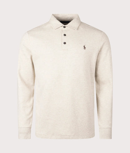 Luxury Jersey Long Sleeve Polo Shirt