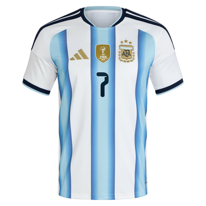Rodrigo De Paul Argentina National Team 2026 Home Replica Jersey - White