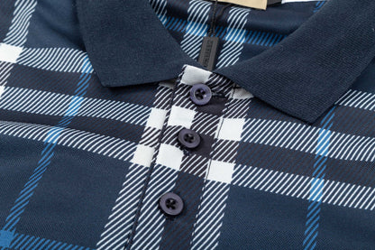 250325 New high quality classic checked POLO shirt
