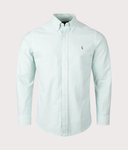 Custom Fit Striped Oxford Shirt