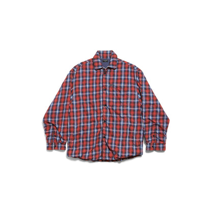 MEN'S LINED SHIRT IN RED/BLUE