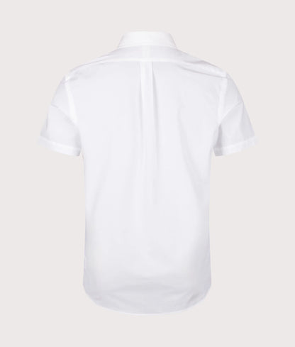 Custom Fit Short Sleeve Stretch Poplin Shirt
