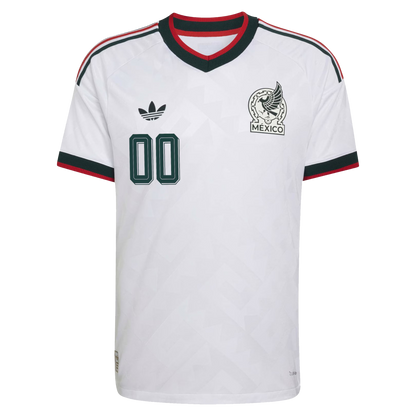 Mexico National Team 2026 Away On-Field Custom Jersey - White