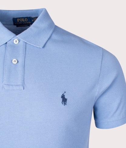 Custom Slim Fit Mesh Polo Shirt