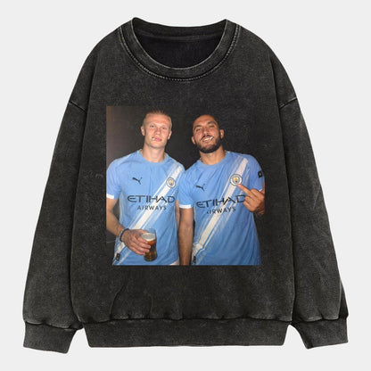 Erling Haaland & Rayan Cherki Tee