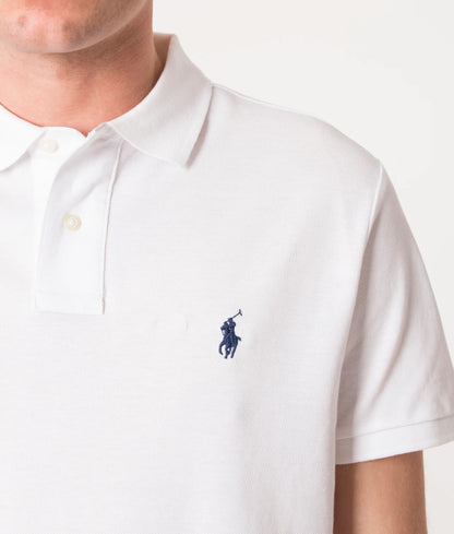 Custom Slim Fit Mesh Polo Shirt