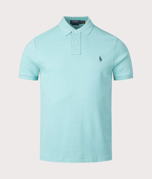 Custom Slim Fit Mesh Polo Shirt