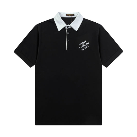 250325 New high quality neckline color POLO shirt