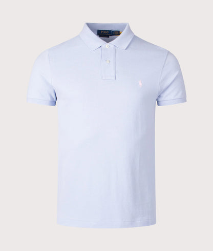 Custom Slim Fit Mesh Polo Shirt