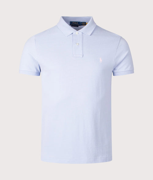 Custom Slim Fit Mesh Polo Shirt