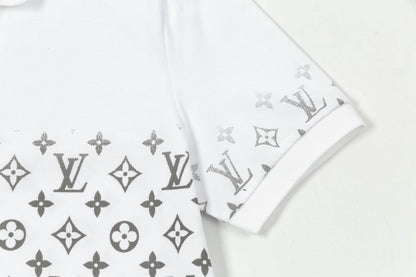 250305 High-end series of high quality gradient printed POLO shirt