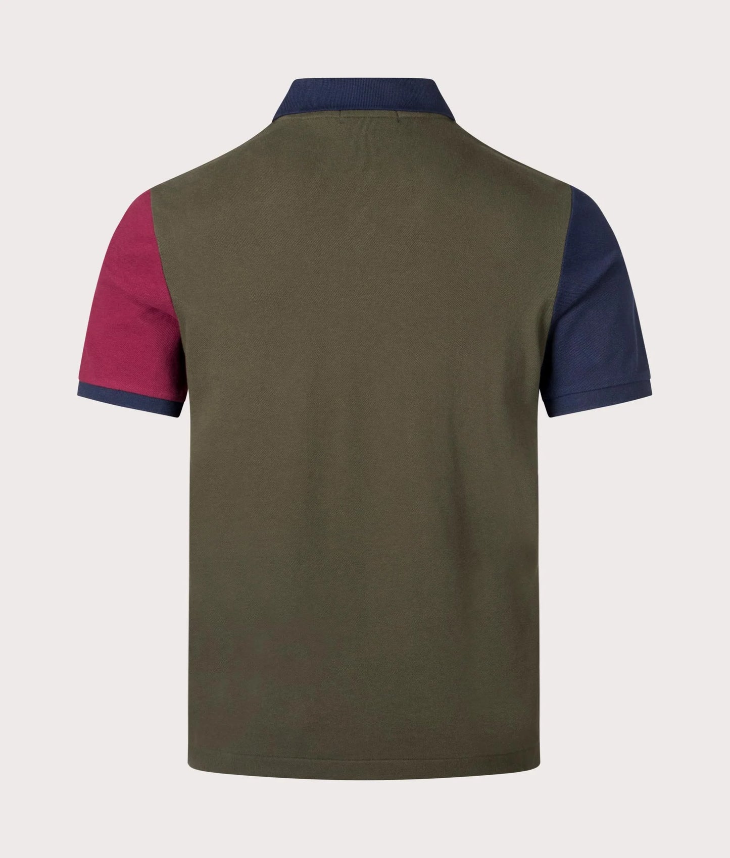 Classic Fit Leather-Pony Mesh Polo Shirt