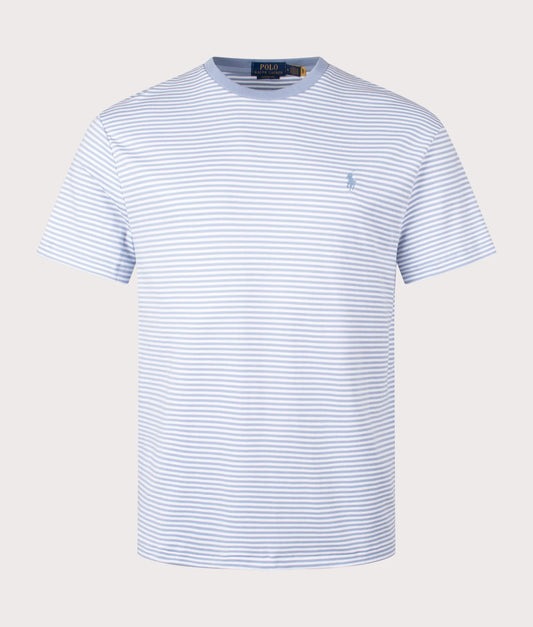 Classic Fit Striped Soft Cotton T-Shirt