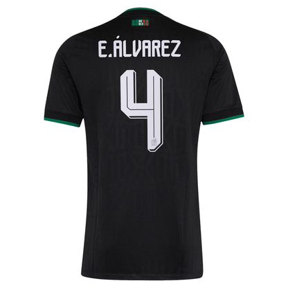 Edson Álvarez Mexico National Team 2026 Third On-Field Jersey - Black