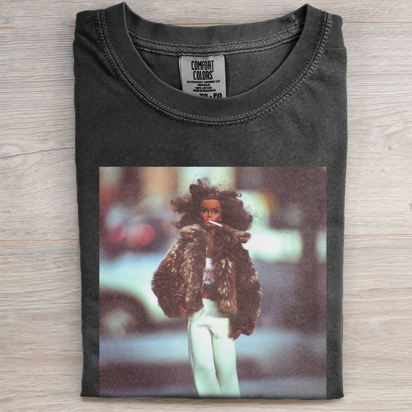 BARBIECORE GIRL'S FUR TEE