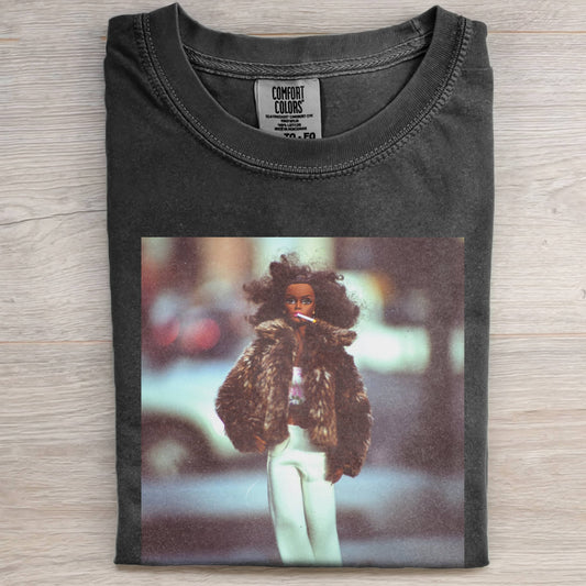 BARBIECORE GIRL'S FUR TEE