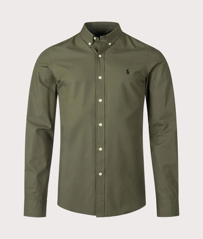Slim Fit Stretch Poplin Shirt