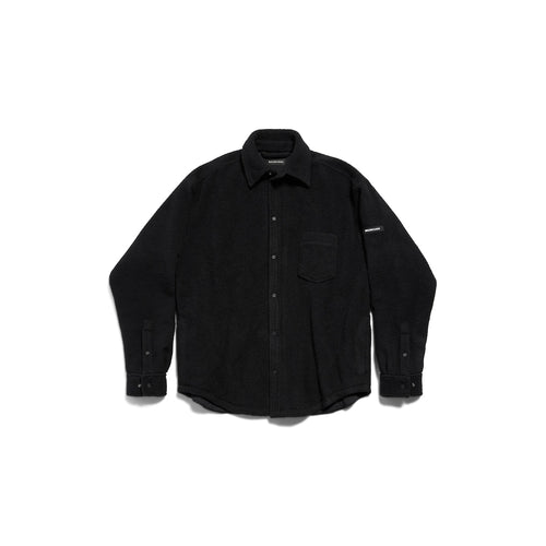 MEN'S OVERSHIRT IN BLACK