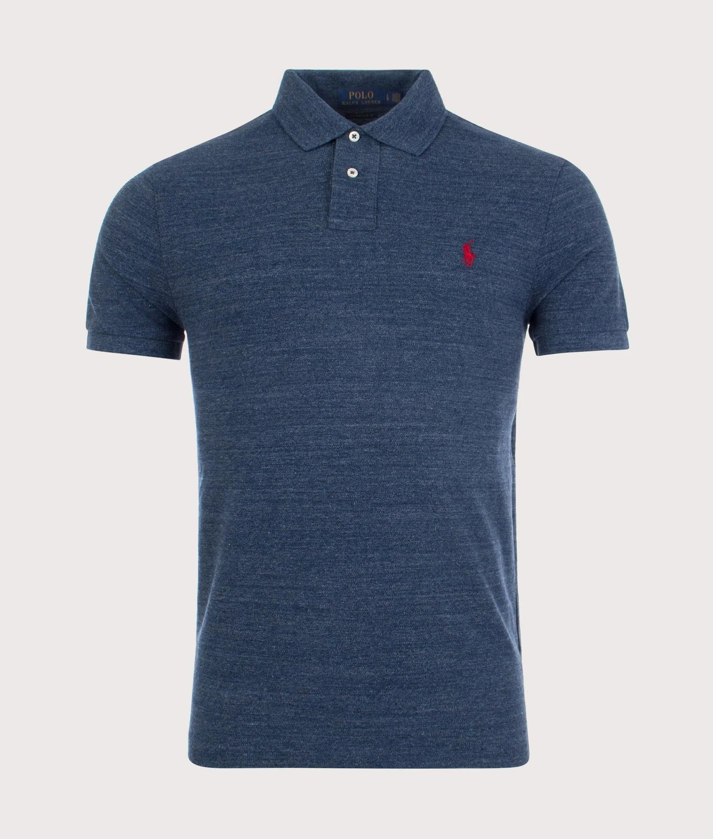 Custom Slim Fit Mesh Polo Shirt