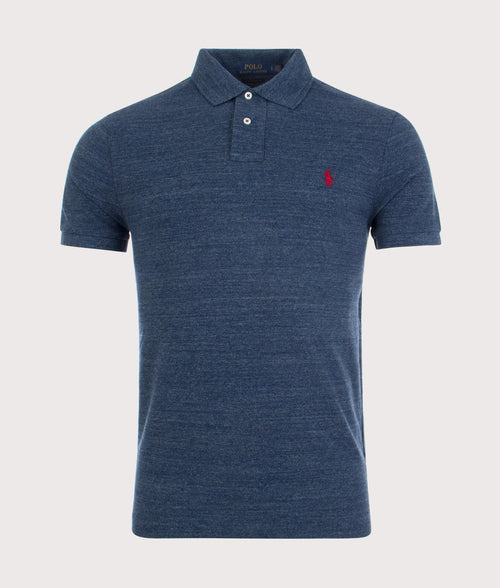 Custom Slim Fit Mesh Polo Shirt