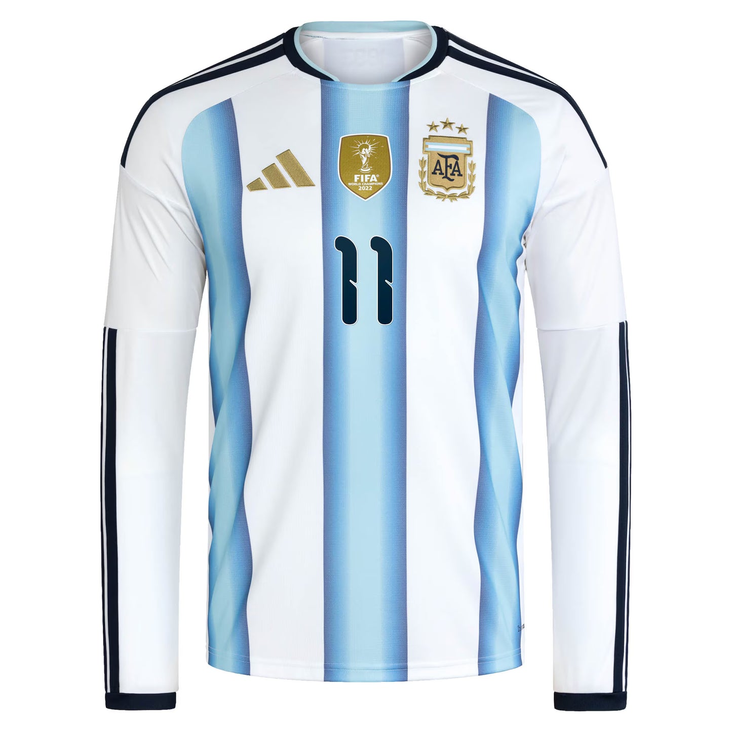 Angel Di Maria Argentina National Team 2026 Home Replica Long Sleeve Jersey - White