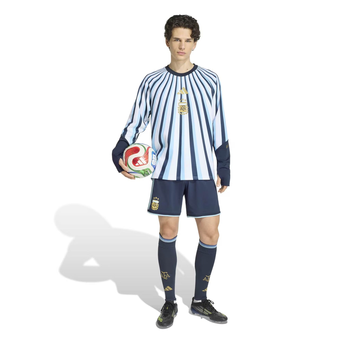 Argentina National Team 2026 Long Sleeve Pre-Match Top - White