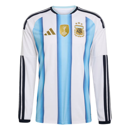 Argentina National Team 2026 Home Replica Long Sleeve Jersey - White