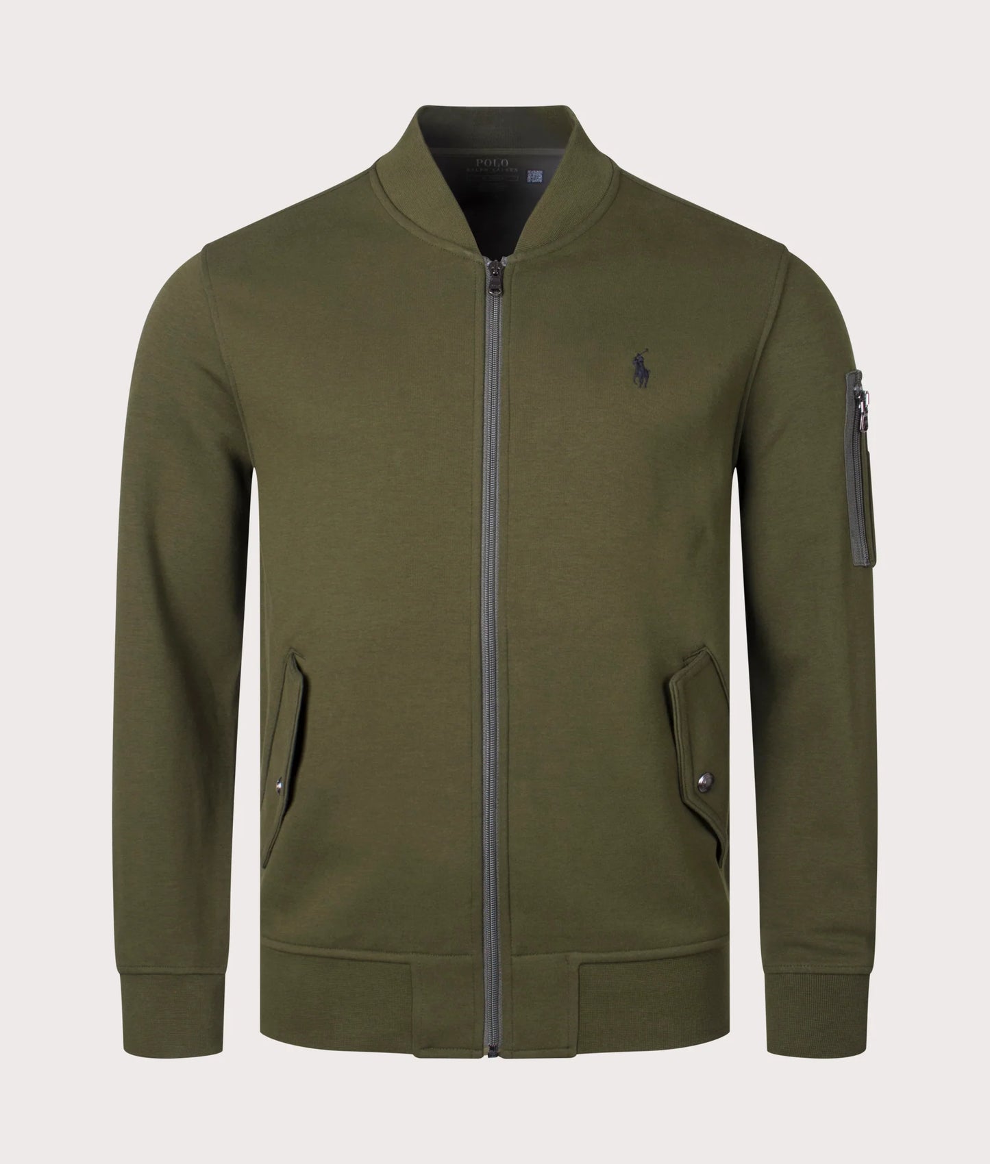 Double-Knit Bomber Jacket