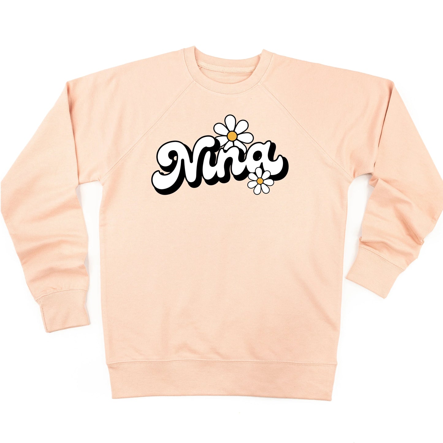 DAISY - NINA - w/ Full Daisy on Back - Lightweight Pullover Sweater