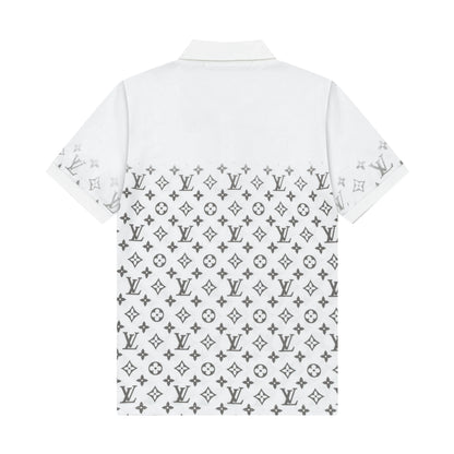 250305 High-end series of high quality gradient printed POLO shirt