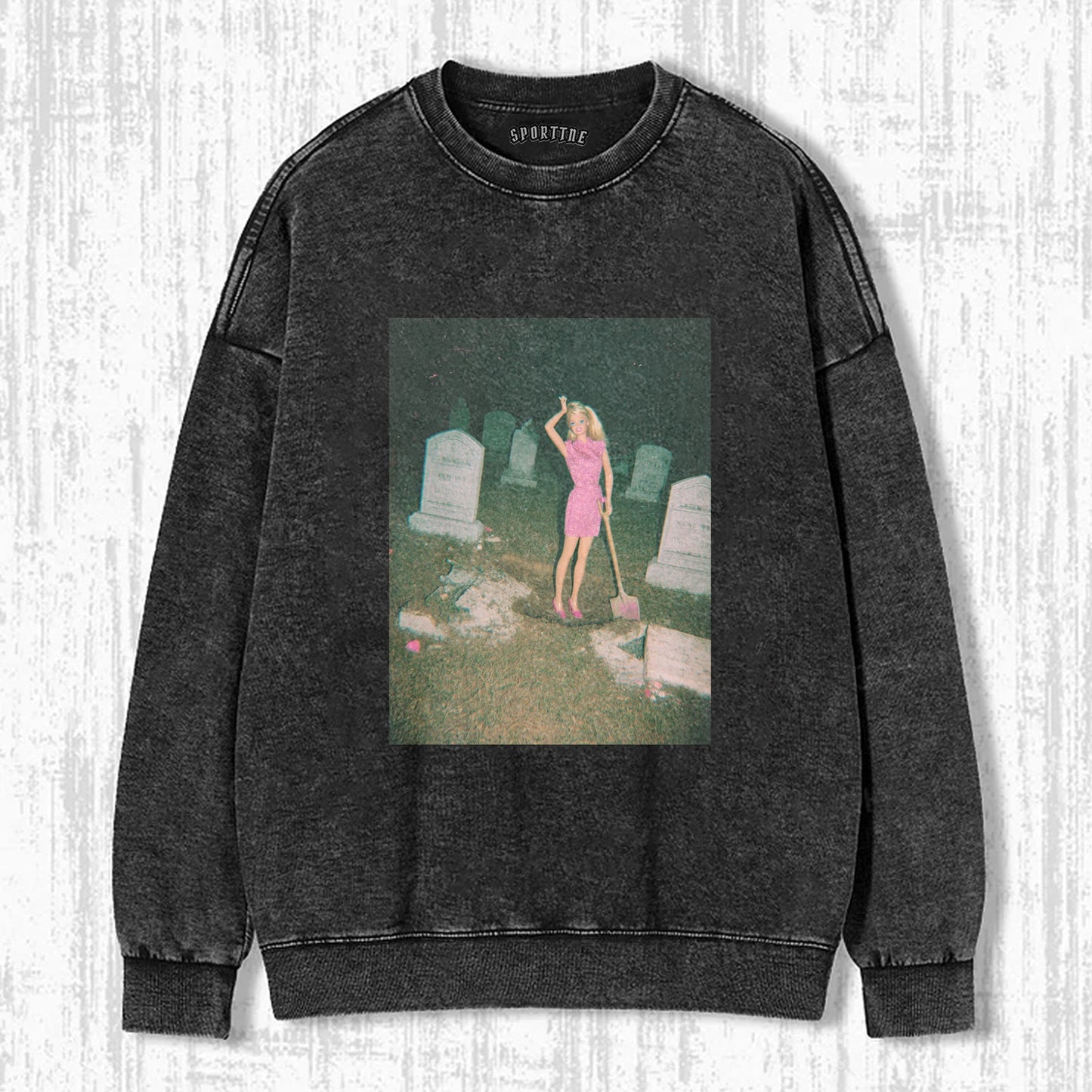 BARBIECORE RETRO GRAVEYARD TEE
