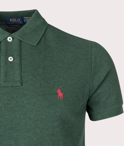 Custom Slim Fit Mesh Polo Shirt