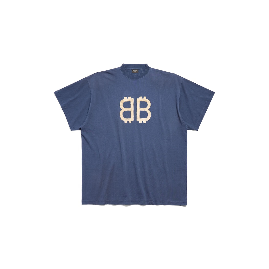 MEN'S CRYPTO T-SHIRT OVERSIZED IN BLUE
