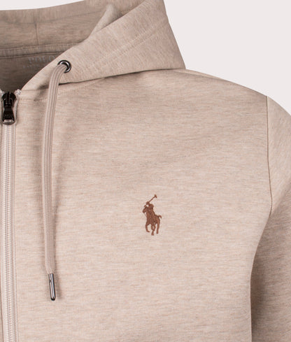 Zip Through Double Knit Hoodie