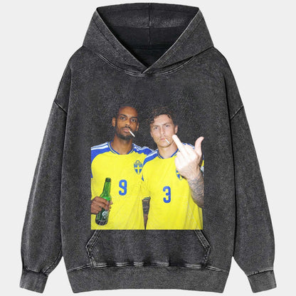 Sweden Football Style Tee 2.2
