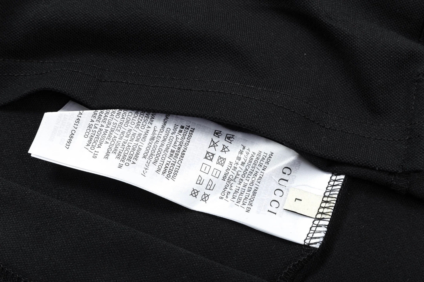 250408 New high-quality letter webbing POLO shirt