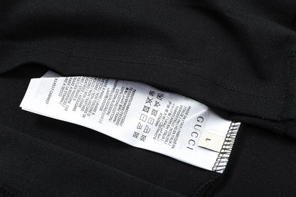 250408 New high-quality letter webbing POLO shirt