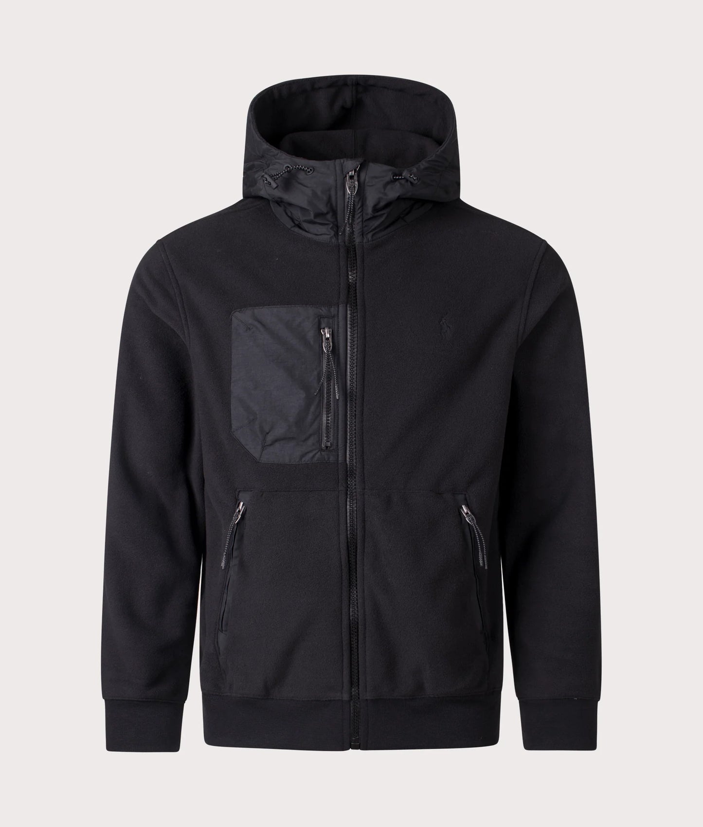 Brushed Fleece Hybrid Hoodie