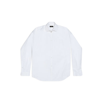 MEN'S COCOON SHIRT IN WHITE