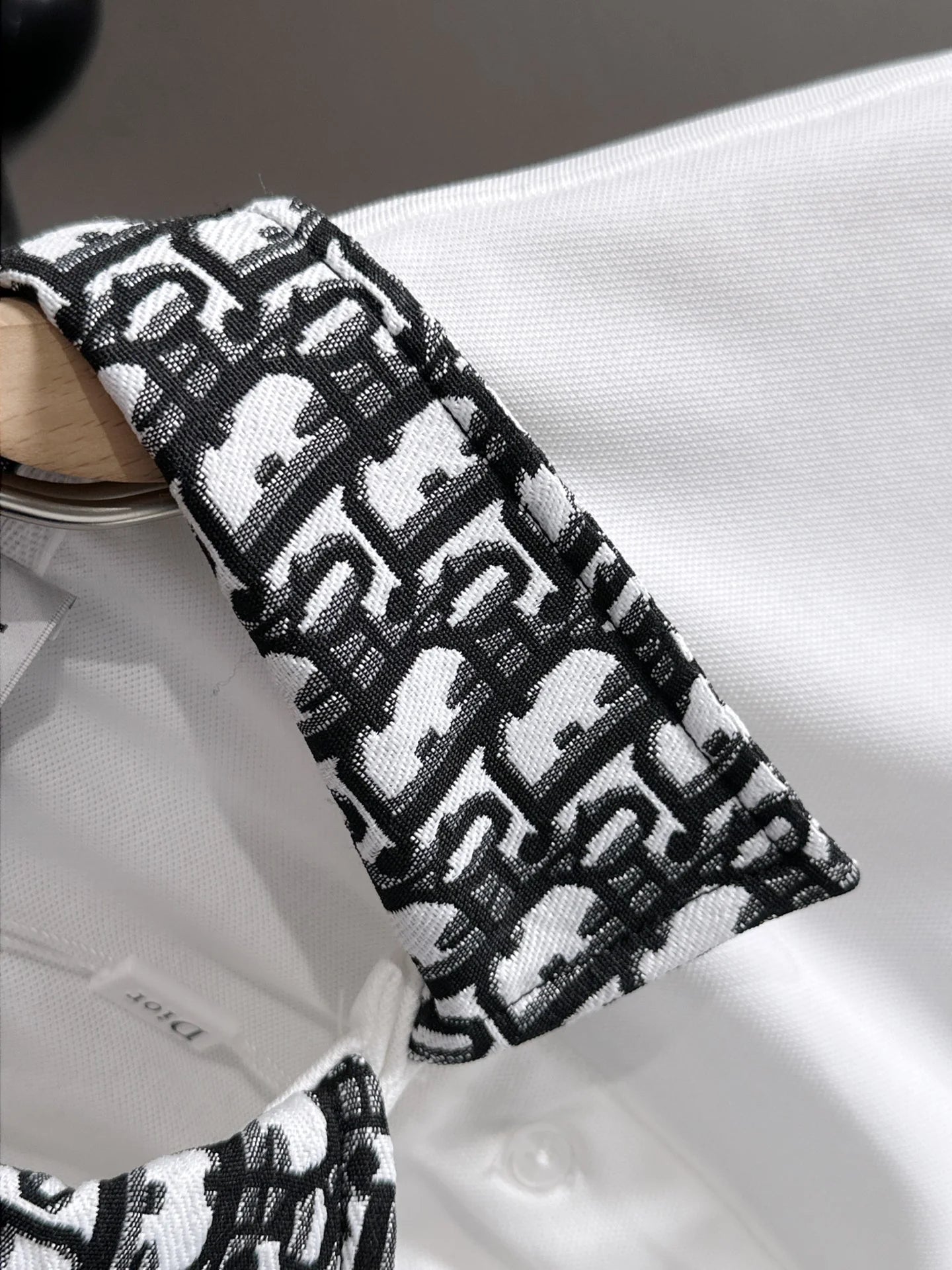 260511 New high-quality embroidered neckline jacquard patchwork design Polo shirt