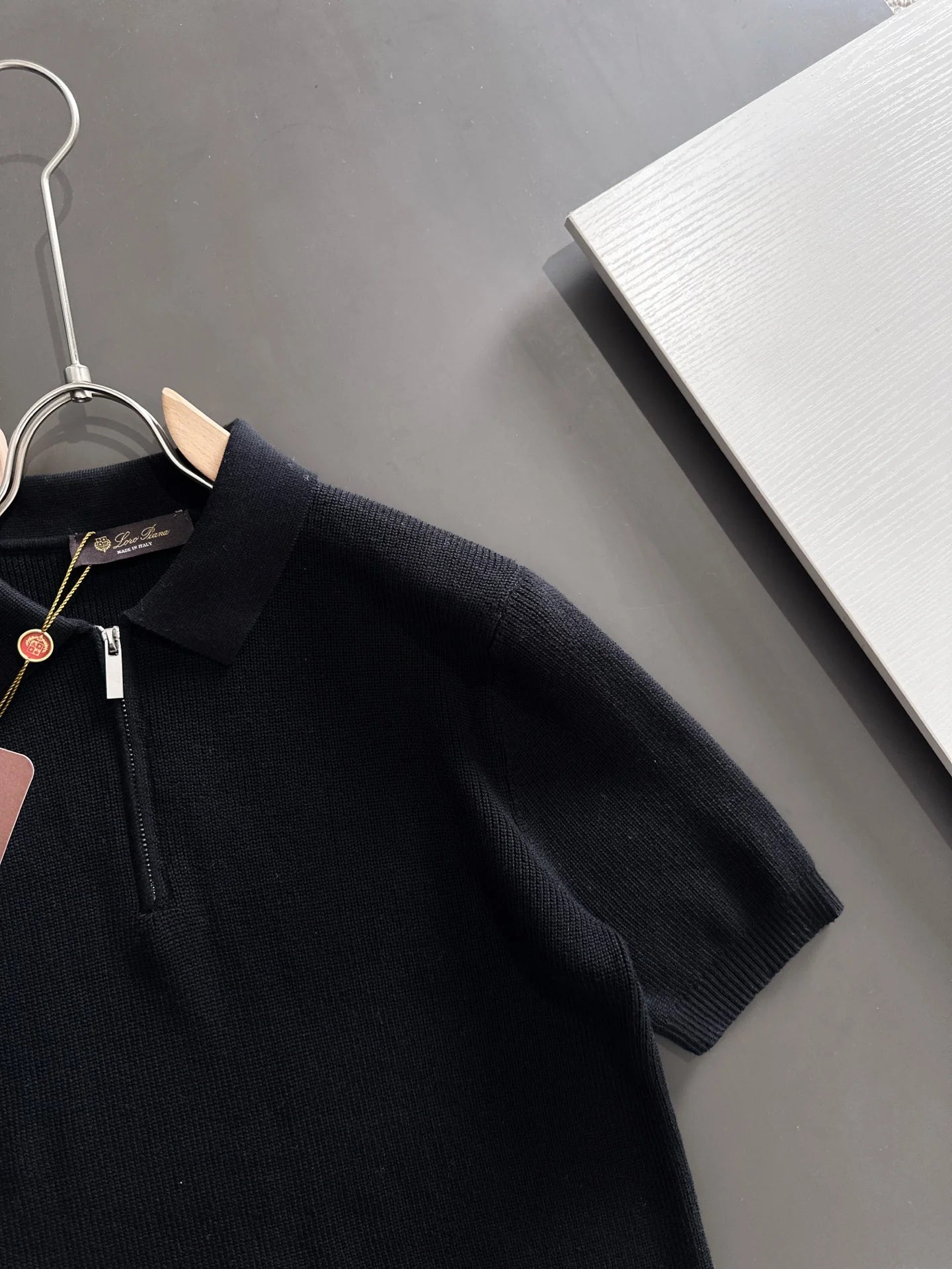 260511 New high-quality combed cotton yarn knitted polo shirt