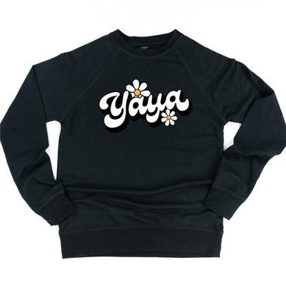DAISY - YAYA - w/ Full Daisy on Back - Lightweight Pullover Sweater