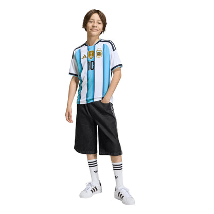 Lionel Messi Argentina National Team Youth 2026 Home Replica Jersey - White